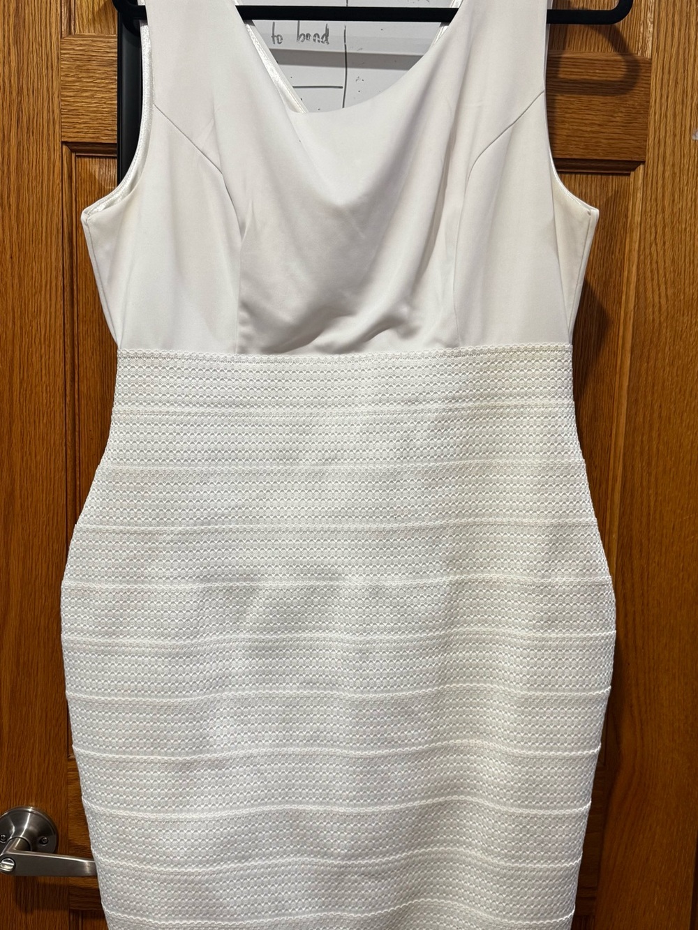 New with tags. Bodycon white dress. XL from New York and Company.